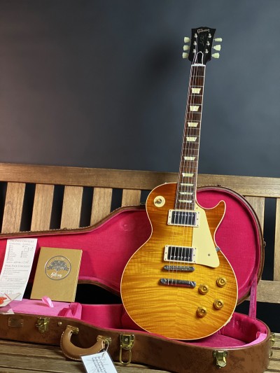 Gibson Custom Limited Edition Two Tone Specs 60th Anniversary 59 Les Paul Faded Royal Teaburst